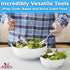 Premium Quality 9 Inch Heavy Duty Serving Spoon, Elegant Stainless Steel Basting Spoons for Dining