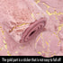 Eanpet Pink Marble Bathroom Rugs, Ultra Soft Washable Nonslip Bath Mats for Bathroom Floor, Water Absorbent Carpet