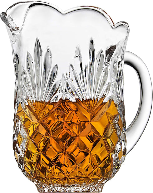 Godinger Water Pitcher Carafe, 46oz Iced Tea, Cocktail, Beer Beverage Serverware
