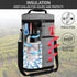 OPUX 2 Bottle Wine Carrier Tote, Insulated Leakproof Wine Cooler Bag, Wine Travel Bag Tote for Picnic BYOB Beach, Portable Wine Bottle Carrying Case, Gift for Wine Lover Women Men Christmas