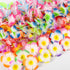 80PCS Set Summer Hawaiian Luau Leis Party Photo Booth Props Decorations Supplies for Adults: Tropical Tiki Flowers