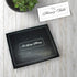 Funeral Memorial Book, Celebration of Life Guest Book with Bonus White Memory Table Sign Included