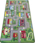 52x75in) HUAHOO Kids Carpet Playmat, Car Rug for Toy Cars and Trains, Non Slip Play Mat for Playroom, City Life