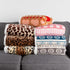 Lavish Home Fleece Sherpa Throw Blanket, Ultra Soft Plush, 50" x 60", Tiger Set of 1