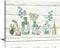 Farmhouse Bathroom Botanical Flower Wall Art - Floral Bathroom Pictures Canvas Prints for Home Decor