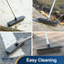 65" Yocada Stainless Steel Wire Scrub Brush with Long Handle Heavy Duty Outdoor Wire Metal Brush Scrubber Broom