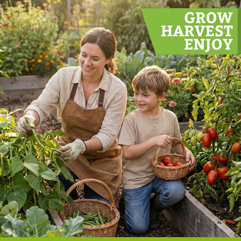 Pack 30 Culinary Vegetable & Herb Seeds Variety - Heirloom Non-GMO Garden Seeds for Planting, Seed Kit with Tools, Made
