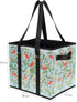 Set Foraineam Reusable Grocery Bags Durable Heavy Duty Tote Bag Collapsible Grocery Shopping Box Bag with Reinforced