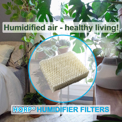 HQRP Wick Filter (4-Pack) Compatible with Duracraft Humidifiers DH803 DH804 DH805 DH806