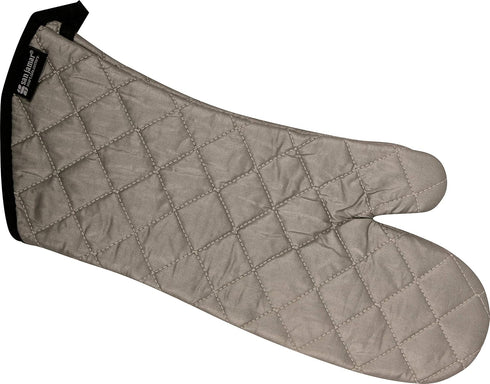 San Jamar 801SG17 Silicone Oven/Freezer Mitt, 17" Length, Silver Temperature Protection