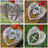 JUPPE Memorial Sympathy Gift - Angel Wings Christmas Ornament Decoration - A Piece of My Heart Lives in Heaven