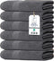 Large Bath Towels Set of 6 100% Cotton Terry 24" x 50"