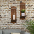 Yorkmills Sconces Wall Decor Set of 2, Wall Candle Holder Rustic Home