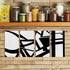 Set 4 16x24 Inches Abstract Black and White Kitchen Dish Towels of - Mid Century Modern Black and White Decorative Hand