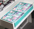 Simple Houseware 2 Pack Closet Sock Organizer - 24 Cell Drawer Divider, Turquoise