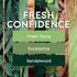 Glade Candle Fresh Confidence, 3-Wick Candle, 6.8 Oz, Fragrance Candle Infused with Essential Oils