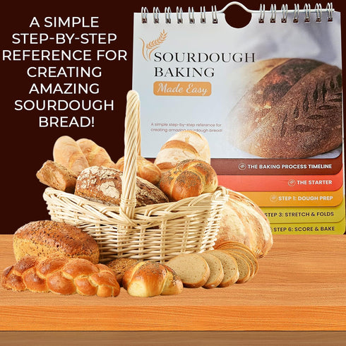 Chestnut Hill Originals Sourdough Bread Baking Quick Reference Guide Beginner-Friendly Sourdough Tools, Timelines
