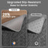 6x9 Ophanie Area Rugs, Upgrade Non-Slip Fluffy Soft Rugs for Living Room, Large Shag uzzy Plush Rug, Medium Gray Shaggy