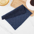 Homaxy 12 Pack Kitchen Dish Cloths, Super Soft and Absorbent Coral Velvet Dish Towels, Navy Blue