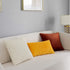 Kevin Textile Set of 2 Fall Pillow Covers, Solid Supersoft Corduroy, Burnt Brick, 18x18 Inch