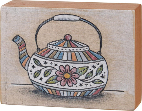 Primitives by Kathy Home Décor Sign Teapot