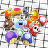 Mushroom Fridge Magnet (12 Pack), Funny Super Game Bumper Decoration for Office Cabinets, Flexible Reusable Vinyl