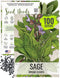 Seed Needs Sage Seeds for Planting Broad Leaved Herbs - Non-GMO Heirloom