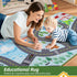 32"x60" 2pcs, BEQHAUSE Kids Rug City Life, Educational Road Traffic Kids Rug Non Slip Washable Play Mat Carpets