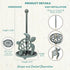Countertop Coastal Sea Turtle Paper Towel Holder Ocean-Inspired Cast Iron Kitchen Dcor, Rustic Beach House Accessory