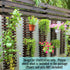 90cm (35.4") ShopLaLa Wall Planter - Wooden Hanging Planter for Indoor Plants, Plant Stand, Air Plant Succulent Holder