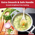 Pro Grade Super Comfy Wooden Spoon - 3 Pc Set, Heavy Duty Cooking Utensils with Long Handles for Baking and Mixing