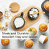 Set MIAMIO - Sugar and Cream Serving with Lid and Spoon/Ceramic Coffee Bar Accessories - Microwave & Dishwasher Safe