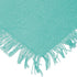 DII Everyday Collection Fringed Solid Table Runner, 14x72, Aqua
