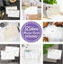 321Done Jumbo XL Sunflower Recipe Cards (Set of 50) Extra Large 5x7 for Weddings, Baby, Bridal Shower