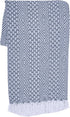 RAJRANG Dusty Blue Throw Blanket, Soft and Warm Living Room Decorative Throws - 60 x 50 Inch