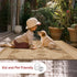 nuLOOM 2' x 3' Outdoor Tribal Geometric Area Rug, Light Brown, Stain Resistant, Weather Resistant, High Traffic