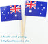 JBCD Australia Toothpick Flag, Australian Mini Small Cupcake Topper Flags, 100pcs