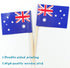 JBCD Australia Toothpick Flag, Australian Mini Small Cupcake Topper Flags, 200pcs