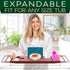 Set, SereneLife Premium Bathtub Tray Caddy with Gift Box and Bow Expandable Bath Tray, Unique House Warming Gifts