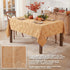 60 144 Inch, Newbridge Gold Tremont Leaf Damask Rectangle Fabric Spring Lodge Tablecloth, x Elegant Holiday Swirling