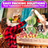 24" Set 100 Set Mesh Produce Bags of - Reusable Produce Bags with Plastic Lock, Durable & Tear Resistant Mesh Bag