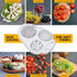 3 CraftyCrocodile Egg Slicer for Hard Boiled Eggs - Slice Modes Egg Cutter, Heavy Duty, Stainless Steel Dicer - Kitchen