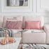 12 20 Set 2 30x50cm, Home Brilliant x Pillow Cover of Shaggy Rectangle Lumbar Throw Pillows Blush Faux Fur Accent