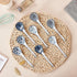 Soup Spoons Set of 8, Long Handle Ceramic Ramen Spoons for Dumpling, Pho, Noodles, Dishwasher Safe