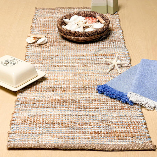 Chardin home Natural Jute Table Runner 13x36 Inch Vintage Boho Rustic Table