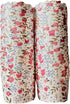 Paper Baking Cups, Greaseproof Disposable Cupcake Liners (Large Cups, 50-Pack), Floral Design