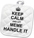 3D Rose PHL_233085_1 Keep Calm & Let Meme Handle it - Fun Grandma Gift Pot Holder, 8 by 8"