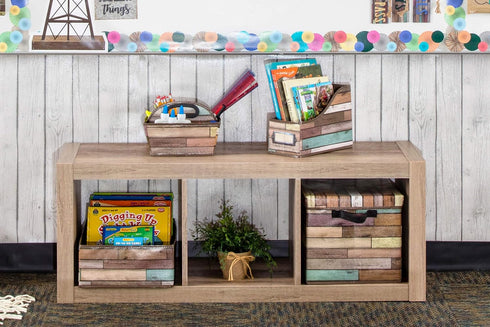 Reclaimed Wood Storage Box, Dimensions 13"L x 12"W x 10.5"H