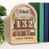 Counter Counter Books Read This Year Valentines Day Gifts For Women Readers, Personalized Book Tracker Bookshelf Decor