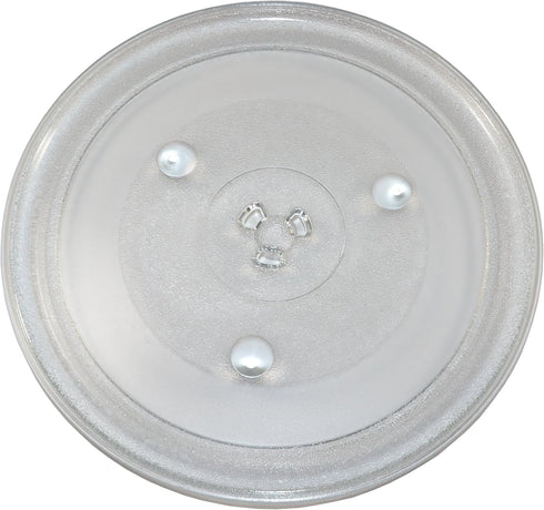 HQRP 12-3/8 inch Glass Turntable Tray compatible with Emerson P34 MW1119 MW1161 MW1162 MW1337 MW1338 MWG9111 GA1000AP30P34 MWG9115 MW8117 MW8119 MW8992 MW9117 Microwave Oven Cooking Plate 315mm